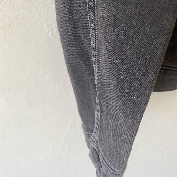 Asos Men black denim ash wash jean jacket - Picture 4 of 8